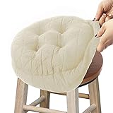BUYUE Cojín de asiento para taburete de bar redondo, 1 unidad)
