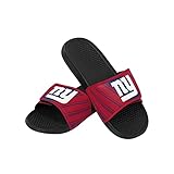 FOCO NFL New York Giants Men's FFSSNFLGCVCNGL Legacy Velcro Sport Slide Slippers, Team Color, Large