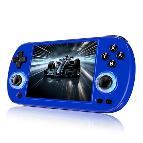 RG40XXH Handheld Game Console 4.0-in 640*480 IPS Screen 3200mAh 64Bit System Blue