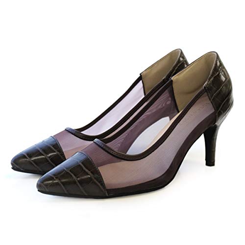 [�A�~�A�~] �����p���v�X 7cm�q�[�� ���n�����q�[���^�C�v �|�C���e�b�h �g�D �p���v�X ���f�B�[�X �ɂ��Ȃ� �����₷�� �y CX1104 (36(23.0cm�`23.5cm), �v�����u���E��(�`���[��))