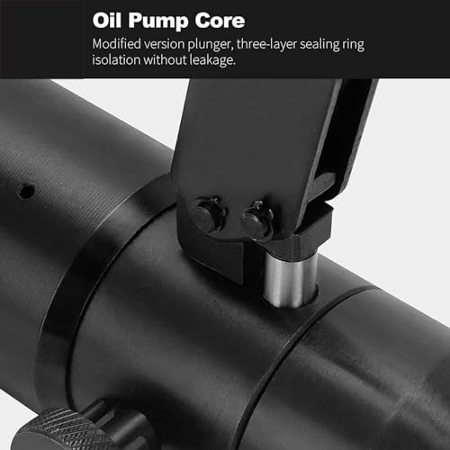 Hydraulic Knockout Punch Driver Kit - 6 Dies, 1/2" to 2" Hole, Manual Tool for Soft Steel Plate Conduit Punching, Durable Hand Tool (Color: 8)