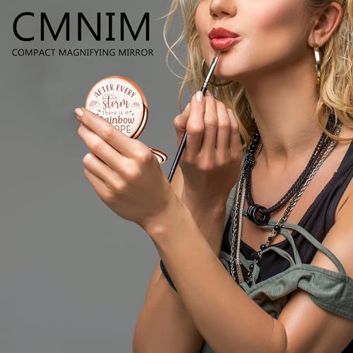Espejo de maquillaje redondo CMNIM Rainbow Baby miniatura 6