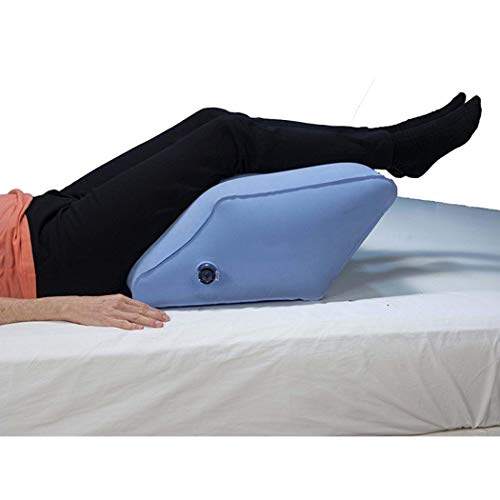 Travesseiro de perna FunPa portátil inflável perna descanso de almofada apoio de perna almofada Almo