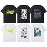 [WLaQvkl] よふかしのうた 七草ナズナ Tシャツ 半袖 夏服 メンズ レディース 快適 ファッション 文化祭 (M,ホワイトA)