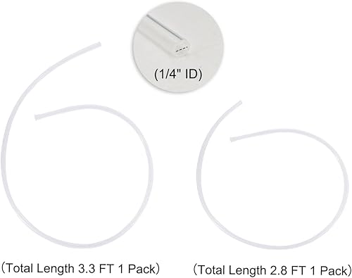 Miniatura 3 de Myvision Manguera de goma de grado alimenticio para dispensador de botellas de agua de 5 galones, manguera de silicona extendida y gruesa para bomba