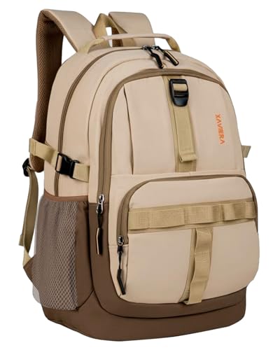 Mochila Masculina Esportiva Bolso Para Notebook Executiva (Bege + Marrom)