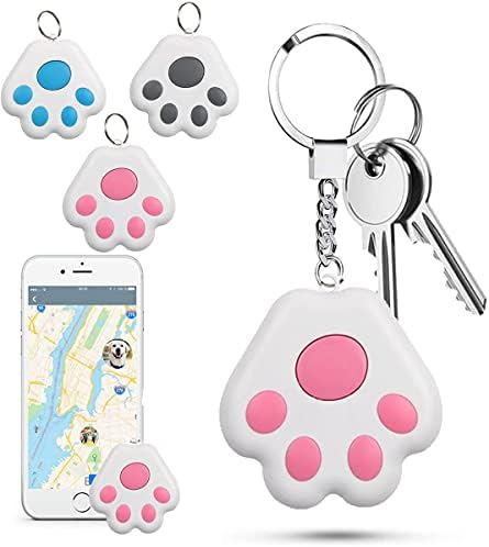 Parmeic Smart Bluetooth Tracker & Bluetooth Key Finder – Key Locator Device with App,GPS Tracking Device for Kids Pets Keychain Wallet Luggage,APP Control Compatible iOS Android