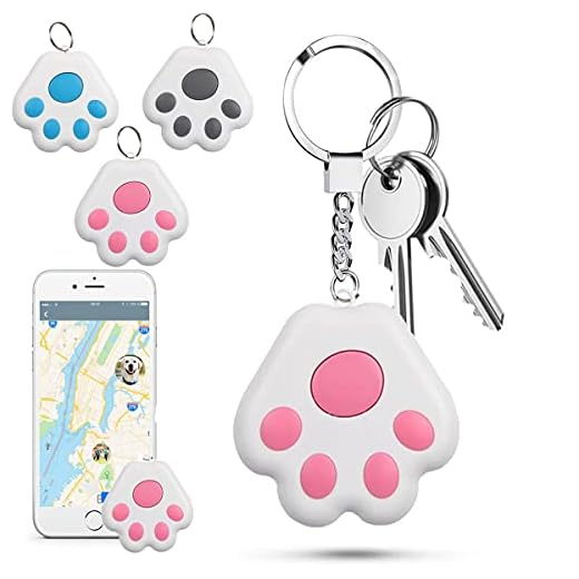Parmeic Smart Bluetooth Tracker & Bluetooth Key Finder – Key Locator Device with App,GPS Tracking Device for Kids Pets Keychain Wallet Luggage,APP Control Compatible iOS Android