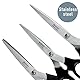 Leitz Edelstahlscheren Set 165/185/200 mm, 3er-Set Edelstahlscheren in den Größen 165; 185 und 200 mm in einer plastikfreien Verpackung, 54260095