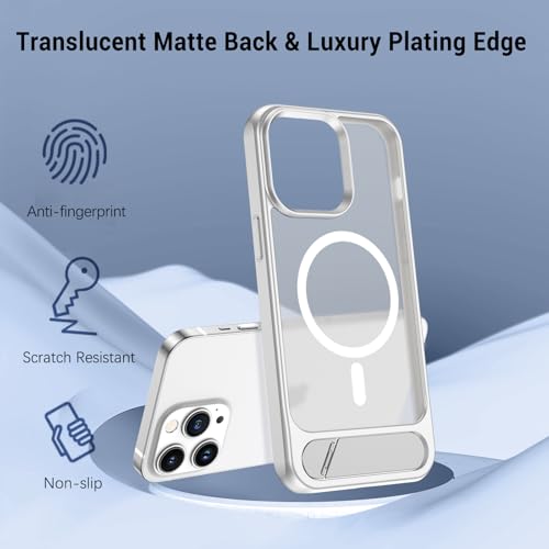 Coque antichoc militaire iPhone 14 Pro Max mate avec support premium
