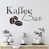 Hochwertiges Material: Unser Wandtattoo Kaffee besteht aus langlebiger Vinylfolie, die sich leicht an der Wand anbringen lässt und keine Rückstände hinterlässt.