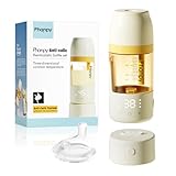 Phanpy Portable Bottle Warmer with Anti-Colic Thermostatic Baby Bottle, Bottle & Milk Warmer All-in-one, Travel-Ready with Fast Heating & Long-Lasting Keep Warm, 0.51 lB Weigh Smaller and Lighter