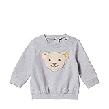  Steiff Baby-Mädchen Sweatshirt, Grau (Gray Violet 9008), 86