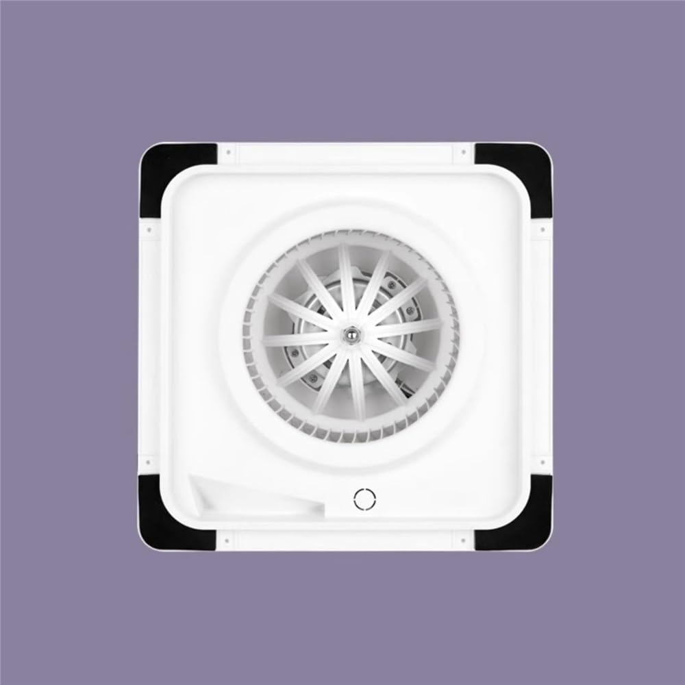 Ventilador Ventilador de techo de 30 x 30 cm, extractor de aire de alta potencia for cocina y baño, panel de iluminación ambiental for montaje en techo. Cuarto de baño