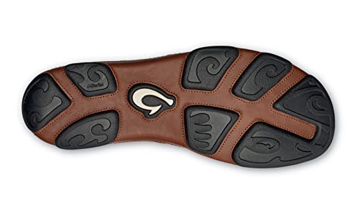 Image of OLUKAI Moloa Men's Premium Leather Shoes, Easy Slip On & Off Design, Casual & Versatile Loafer, Drop-in Heel & Enhanced Traction