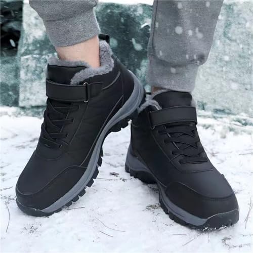 Scarpe da ginnastica da uomo termiche antiscivolo per uomo scarpe da corsa da uomo alte più stivali invernali da uomo scarpe da passeggio da uomo con supporto per arco scarpe da golf