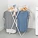 Honey-Can-Do Easy-Fold Collapsible Clothes Drying Rack – Sturdy Metal Laundry Rack, Holds 40 lbs., Space-Saving Clothes Rack, Towel Rack, Foldable Laundry Drying Rack for Indoor/Outdoor Use – White
