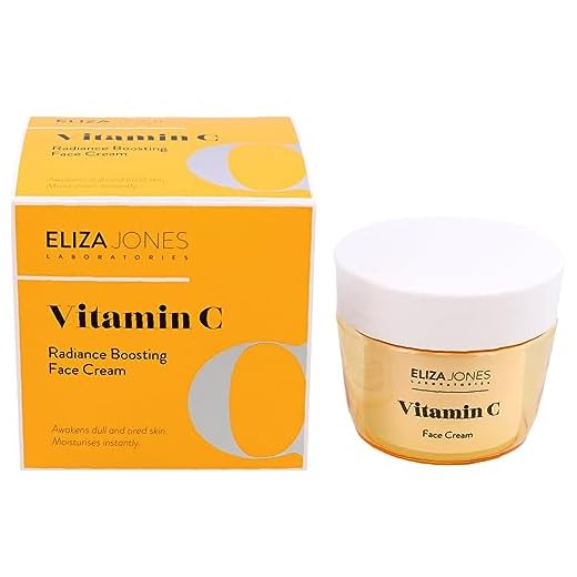 Eliza Jones Gesichtstagescreme 50 ml, Intensive Feuchtigkeitsversorgung, Faltenprävention und Strahlender Hauteffekt (Vitamin C Radiance Boosting)