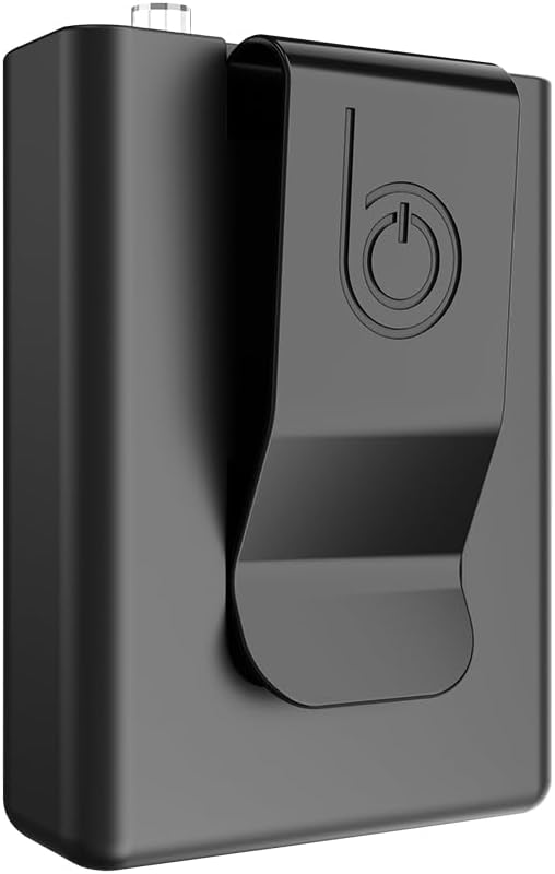 BELTRON Protective Case for Tandem Mobi Pump with Built-in Metal Belt Clip (Strong & Durable Case for Tandem Diabetes Care Mobi Insulin Pump) - Black