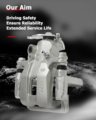 Image of cciyu Rear Right Brake Caliper Assembly w /Bracket 19B3358 2009-2014 For Acura For TSX,2011-2014 For Acura For TSX Wagon,2008-2012 For Honda For Accord,2008-2012 For Honda For Accord Sedan All Engin