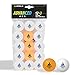 JOOLA Pelotas de Ping Pong de 3 Estrellas, Entrenamiento Advanced, 40 mm de diámetro, prémium, Color Blanco/Naranja, 15 Unidades