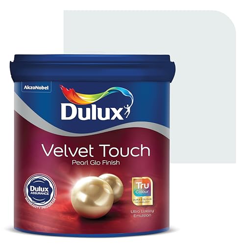 Image of Dulux Velvet Touch Pearl GLO Interior Emulsion Paint (4L, Romance) - Luxurious soft-sheen wall paint, highly durable, washable, rich, intense colors, with 6-year warranty