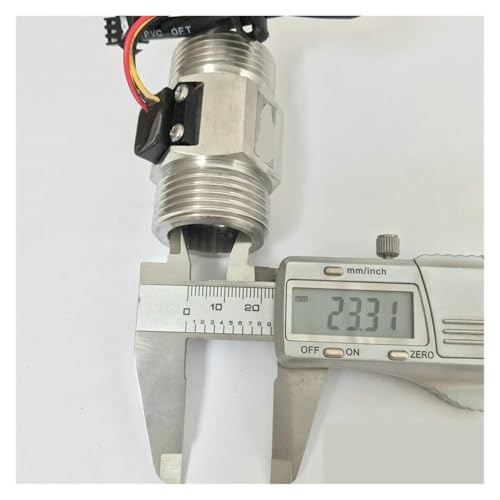Sensor de flujo de agua macho G1 caudalímetro de efecto Hall de 5V 24V USS-HS10TA con cable 1M 2
