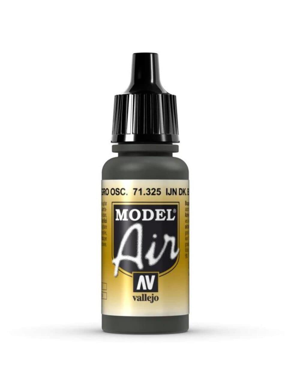 VAL71325 - AV Vallejo Model Air 17ml - IJN Dark Black Green