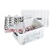 Produktbild SUNWARE Q-Line-Weihnachtsbox Dekor - 15 L + Tabletts für 40 Bälle - weiß / silber