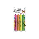 Sharpie® Tank Resaltador/Marcador de Texto, Punta Cincel/Biselada, Surtidos, 4 Piezas, 1805683