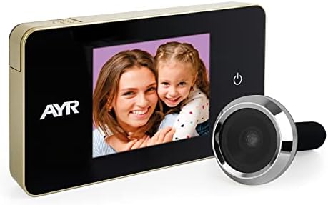Mirilla Digital AYR 756 Acabado n&iacute;quel Mate/Cromo Brillo.
