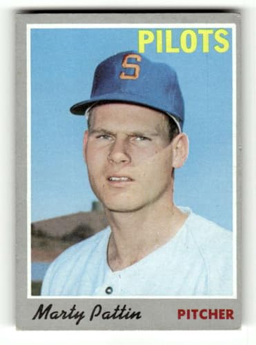 1970 Topps (EXMT) #31 Marty Pattin Seattle Pilots MLB Vintage Baseball Trading Card