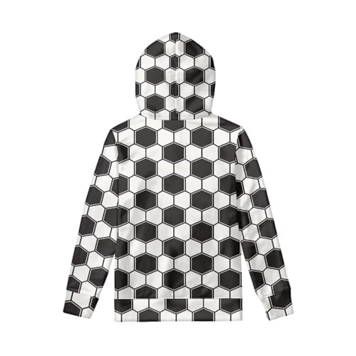 Kids Hooded Sweatshirt Casual Long Sleeves Pullover Sport Coat Jacket with Kangaroo Pockets2