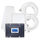 Verizon Signal Booster 5G 4G LTE Cell Phone Signal Booster Verizon Network Extender Cell Phone Booster Band 13 -Up to 5000sqft, Cell Signal Booster Verizon Cell Booster Extender for Home LCD Data&Call