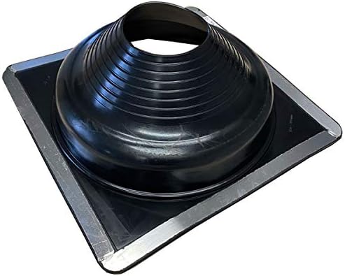 Dektite Premium Rubber Pipe Flashing - Black EPDM - Suits 150-300mm Diameter Pipes