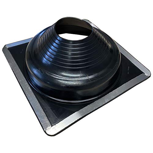 Chimsoc Tubo de goma de alta calidad intermitente - EPDM negro - Se adapta a tubos de 150-300 mm de diámetro Cover