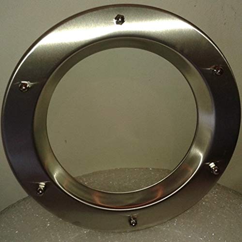 Hublot de porte en acier inoxydable poli Cover