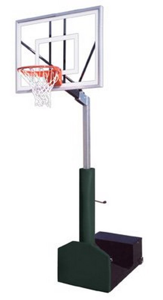 First Team Rampage Turbo Steel-Glass Portable Basketball System44; Gold
