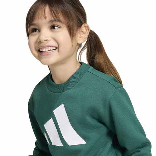adidas Unisex Kinder Essentials Jogger Track_Suit, collegiate green/white, 3-4 Years – Ansicht 4
