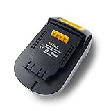 YSDZ Adapter MT20DL Kompatibel mit Dewalt Multitool, Batterieadapter für Makita Akkus18V BL1830 BL1850 BL1860 Umwandeln in 20V Batterie DCB200,Tragbarer Power Mount Konverter Akkuadapter, Gelb