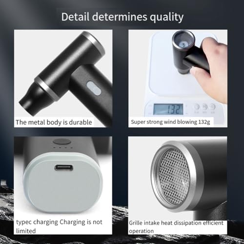 Souffleur de poussière sans fil 110 000 TR/Min avec moteur sans balais mini ventilateur jet - 3