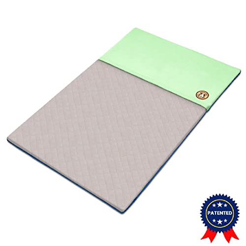 Guineadad Liner | Guinea Pig Fleece Cage Liners | Guinea Pig Bedding | Burrowing Pocket Sleeve | Extra Absorbent Bamboo | Waterproof Bottom (C&C 2X3, Sea Green) #TOP14