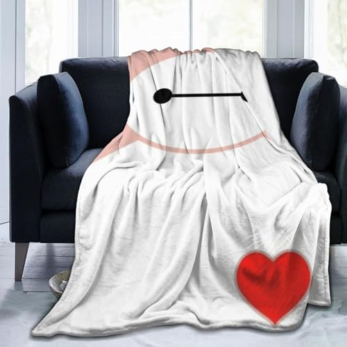 ベイマックス 毛布 ブランケット シングル 着る毛布 かわいい 可愛い 膝掛け 防寒 暖かい 冷房 洗える 静電防止 柔らかく肌触り 抗菌加工 軽量 男女兼用 北欧家 お昼寝 車用 ソファー用 オフィス 出張 などに適用 誕生日 クリスマス