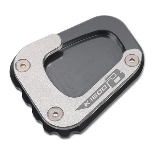 Placa de soporte CNC de aluminio negro para BMW K1600B extensión mecanizada de alta estabilidad 6