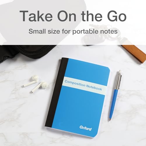 Carnets de notes Oxford Poly 12,7x17,8 cm lignés lot de 4 - 6