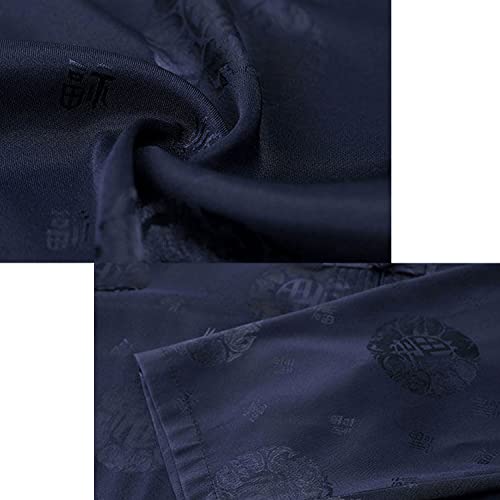 Kung Fu Uniform Mens Chinese Tang Hanfu Martial Arts Clothes Shirt Traditional Uniform Tops Bottoms #TOP4