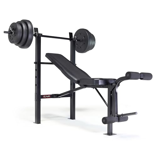 CAP Barbell 100 LB Vinyl Home Gym Set