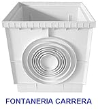. ARQUETA Y TAPA DE POLIETILENO DE 20X20