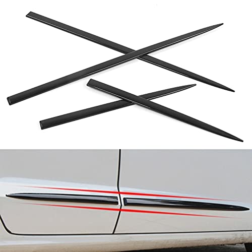 Protector de puerta universal KIMISS negro brillante para modificacion automatica de coche 6