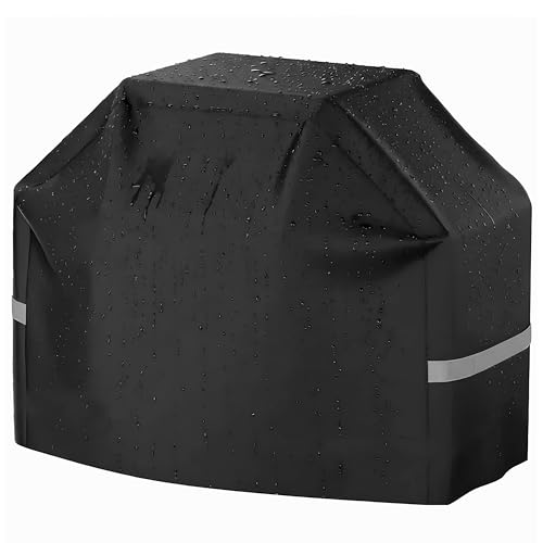 Grill Cover - 58 Inch Heavy Duty BBQ Grill Cover for Outdoor Grill Waterproof UV Fade & Tear Resistant Gas Grill Cover for Weber Charbroil Genesis Nexgrill and More